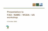 FAO NAMC Presentation v2...Periodic review of progress SME needs additional assistance No progress, drop from ... – Value of sales – Net and total jobs Quarterly SME satisfaction