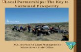 Local Partnerships: The Key to Sustained Prosperity · 2016-08-03 · Sustained Prosperity U.S. Bureau of Land Management White River Field Office . Type Notes Here. WRFO Travel Management