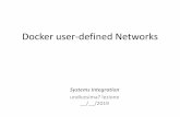 Docker user-defined Networks · docker network create -d bridge simple-network The -d option specify the driver which manages the network, the defaault is "bridge". You can run the