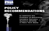 POLICY RECOMMENDATIONS - New York State Health …...In April, 2017, New York City’s Mayor Bill De Blasio announced his support for a legislative package that would raise the minimum