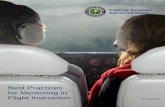Best Practices for Mentoring in Flight Instructionipv6.faa.gov/training_testing/training/media/mentoring... · 2016-01-22 · Best Practices for Mentoring in Aviation Education v