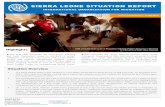 SIERRA LEONE SITUATION REPORT - reliefweb.int 2016 IOM... · order, and Mobility Management (HMM) project funded by US D . In ombali, IOM staff have begun a similar mapping exercise