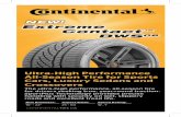 NEW! Extreme Contact TM DWS 06 - Continental Tires · All-Season Tire for Sports Cars, Luxury Sedans and Crossovers The ultra-high performance, all-season tire for drivers seeking