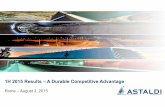 1H 2015 Results – A Durable Competitive AdvantageMain Topics 1H 2015 Results Appendix 6 1H 2015 Results – Commercial Performance • A DURABLE COMPETITIVE ADVANTAGE • Astaldi