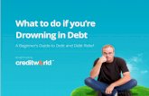What to do if you’re Drowning in Debt€¦ · New car loan Good/ Bad A new car’s value depreciates dramatically the moment you drive it, and loses over 50% of its value within