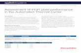 App Note: Assessment of PCR plate performance in the ... · Table 4. Comparison of fluorescence intensity and CV across individual well locations. Fluorescence intensity CV (%) Sample