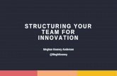 STRUCTURING YOUR TEAM FOR INNOVATION · OPTIMIZING FOR PEOPLE AFTER YEARS OF OPTIMIZING FOR SEARCH. Stories Bold Statements Structure How Tos Long Builds ... From Facebook Ads ...