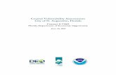 Coastal Vulnerability Assessment: City of St. Augustine, Florida · 2019-12-19 · effort seeks to assess community vulnerability to projected increases in coastal flooding and develop