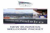 NEW BUSINESS WELCOME PACKET - Poulsbo, Washington · you as a new business owner to the City of Poulsbo. As part of your welcome, we are eager to assist you in any way we can. We
