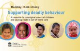 Raising them strong Supporting deadly behaviour€¦ · General tips ≥≥Take every ... Children feel safe when they know what is going to happen next. understanding the behaviour