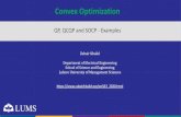 EE563 Convex Optimization - Module 3 - Zubair Khalid · 2020-06-19 · Examples 1. Robust Quadratic Program &f: minimize subject to x -< b Gx == !lJ I I ~ ~ Si~tL I I I I I I p -----·