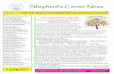 Shepherd’s Center News · Shepherd’s Center News Page 3 For more information or registration for the New Mexico Fiesta trip, contact Vickie Williamson at Shepherd’s Center 336.378.0766