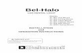 Bel-Halo - Belmont Equipment...This product is intended for the exclusive use for diagnoses, treatments and relative pro-cedures of dentistry, and must be operated or handled by the