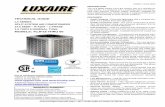 DESCRIPTION - Refripartes · 2015-09-28 · SPLIT-SYSTEM AIR CONDITIONERS 14.5 SEER – R-410A – 1 PHASE 1.5 THRU 5 NOMINAL TONS MODELS: TCJF18 THRU 60 Due to continuous product