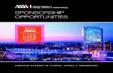 SPONSORSHIP OPPORTUNITIES - AAAAI Annual Meeting · SPONSORSHIP OPPORTUNITIES 2016 ANNUAL MEETING ANGELES CALIFORNIA MARCH 4-7 LOS. Sponsorsip Opportunities Guidelines For Support