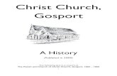Christ Church, Gosport · 2017-01-25 · Christ Church, Gosport A History (Published in 2009) ... The third stood at the western end of High Street, near, on the road leading to Alverstoke;