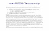 Deliberative Democracy in the Classroom Toolkit …...opinions about a critical issue on the national, statewide or local civic agenda. The Center for Deliberative The Center for Deliberative