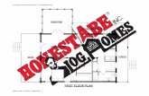 FIRST FLOOR PLAN - Honest Abe Log Homes & Cabins · INC. Created Date: 12/8/2011 12:51:05 PM