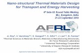 Nano-structural Thermal Materials Design for Transport and … · 2013-09-26 · Approved for Public Release, Distribution A: 88ABW -2010-3277 1 Nano-structural Thermal Materials