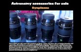 Astronomy accessories for sale - ASSA | Astronomical ......1 of 20 Astronomy accessories for sale Eyepieces Three APM Lunt 100 superwide eyepieces at 20mm, 13mm, and 9mm, plus an Explore