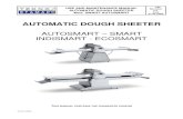 AUTOMATIC DOUGH SHEETER · USE AND MAINTENANCE MANUAL AUTOMATIC DOUGH SHEETER Mod. SMART-AUTOSMART 7/96 Revision n°1 date 20.07.2006 Technical Assistance Service tel. +39/0444414731