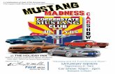 COPPERSTATE MUSTANG CLUB CELEBRATES ITS 40TH … Madness... · COPPERSTATE MUSTANG CLUB CELEBRATES ITS 40TH ANNIVERSARY! CMC PRESENTS: THE MUSTANG MADNESS CAR SHOW & BANQUET! Saturday,