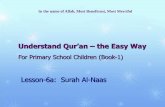 Understand Qur an the Easy Waydownload.understandquran.com/fileadmin/user_upload/...3. Ilaahin-naas: The God of Mankind –He is the true God even though many people may not worship