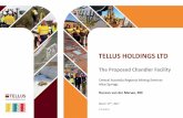 Tellus Holdings Update · 1. IWDF = Intractable Waste Disposal Facility, 2. SR = Sandy Ridge, 3. CH = Chandler, PFS = Pre-feasibility Study, BFS = Bankable Feasibility Study. 2009