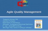 Agile Quality Management10-AgileQualityManagement.pdf · 2016-10-11 · Agile Software Development (3/3) Agile Methods “Traditional” Methods Project size Small, Medium Large Approach
