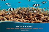 ACID TEST - Ocean Ark Alliance · Allowing coral reefs to disappear would result in intolerable changes throughout the oceans and to the lives of hundreds of millions of humans. What