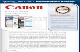 2018 2019 PaceSetter Award - Canon Globaldownloads.canon.com/nw/pdfs/awards/Article... · 2018–2019 PaceSetter Award Keypoint Intelligence is a one-stop shop for the digital imaging