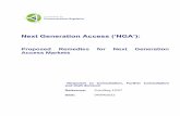 Next Generation Access („NGA‟) · Phase 2 of its NGA roll out. This will see an upgrade of a further 12 exchanges across Ireland, passing an additional 125,000 premises8. ComReg