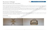 Russian Village - Things from the Basement€¦ · Russian Village 1 Blacksmith Shop & Tool Shed Please read the instructions before starting construction. When opening the kit you