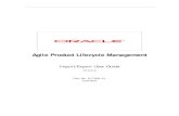 Agile Product Lifecycle Management - Oracle · Agile Product Lifecycle Management Import/Export User Guide June 2010 v9.3.0.2 Part No. E17300-01