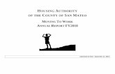 HOUSING AUTHORITY OF THE COUNTY OF SAN MATEO · 2019-12-03 · Page 8 MTW Annual Report FY2018 Housing Authority of the County of San Mateo but we have also made great strides to