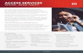 ACCESS SERVICES WOW. AND NEXT. · WOW. AND NEXT. We believe everyone deserves to be wowed by compelling content. Red Bee Media's Access Services unlock content for audiences with