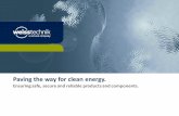 Paving the way for clean energy. - Home | FHI, federatie ...€¦ · The Weiss Technik companies are part of the Schunk Group 08.06.2016 3 Ludwig-Schunk-Stiftung e.V. Schunk GmbHSchunk