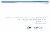 INDIANAPOLIS POWER & LIGHT COMPANY 2019 Integrated ... IPL IRP Public Volume 2_121619.pdfJanuary 29, 2019 Topics covered: 2016 IRP review, introduction to the 2019 IRP (timeline, mission,