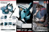 PEDDINGHAUS - Intellipower · RIDGID® Peddinghaus anvil has long stood for quality and craftsmanship. Peddinghaus anvils are drop-forged and produced entirely from high grade steel