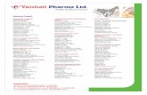 Veternary Brochure - Vaishali Pharma PVT. LTD. · Title: Veternary Brochure.cdr Author: Vishwas Created Date: 10/18/2017 5:08:20 PM