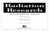 Intermediate dosimetric quantities. · 2012-05-22 · Councilors, Radiation Research Society 1991-1992 PHYSICS W. A. Bernhard, University of Rochester A. Chatterjee, Lawrence Berkeley