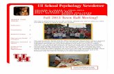 UH School Psychology Newsletter · 2016-08-18 · V O L U M E 7 , I S S U E 1 , F A L L 2 0 1 3 P A G E 4 Fearrington, J. Y., Masland, L.C., Keller-Margulis, M. A., Mercer, S. H.,