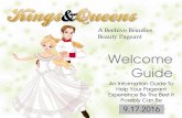 A Beehive Beauties Beauty Pageant€¦ · 9.17.2016 2.20.2016 A Beehive Beauties Beauty Pageant . Welcome Welcome, Thank you for signing up for a Beehive Beauties pageant. We know
