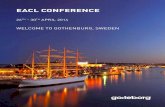 Welcome to Gothenburg, Sweden EACL ConfErEnCEeacl.coli.uni-saarland.de/contents/EACL2017/EACL14Bid.pdf · accessible by rail, road or sea. The Öresund Link (Sweden - Denmark) enables