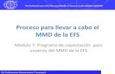 Proceso para llevar a cabo el MMD de la EFS...SAI Performance Measurement Framework 2 Plan de la sesión 1. Enfoques para llevar a cabo el MMD de la EFS 2. Aseguramiento de la calidad
