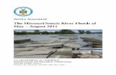 The Missouri/Souris River Floods of May – August 2011 · levels and extensive flooding in the Missouri and Souris River basins from June through August. Extensive damage occurred