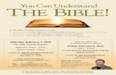 You Can Understand The BiBletrustedpartner.azureedge.net/.../Bible...IAKONXIT.pdf · You Can Understand The BiBle! In The Bible Timeline Seminar you will. . . • Learn how the key