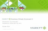 Business Climate Scorecard - City of Karratha · 2019-12-02 · The Study 4 In September 2019, the City of Karratha administered a MARKYT® Business Climate Scorecard to evaluate