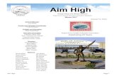 Aim High - poplargrovewingsandwheels.com · Aim High Page 6 Curtiss Jenny Aircraft Build Vintage Wings and Wheels Museum and its Board of Directors is thrilled to announce the educational