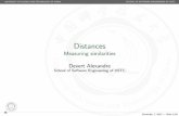 Distancesmarmakoide.org/download/teaching/dm/dm-distance.pdf · UNIVERSITY OF SCIENCE AND TECHNOLOGY OF CHINA SCHOOL OF SOFTWARE ENGINEERING OF USTC Distances Many data-mining algorithms,